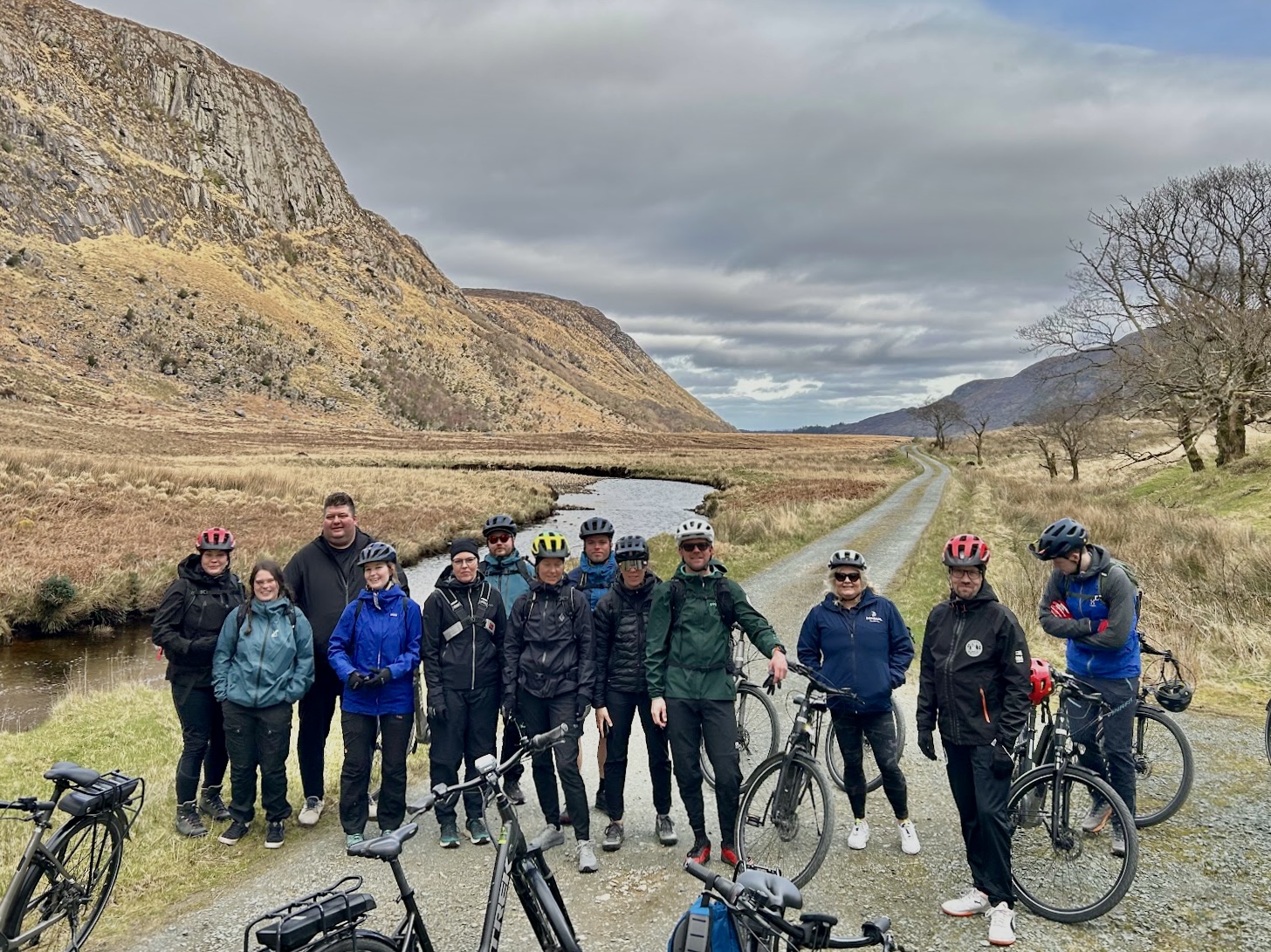 A group picture of the participants in Glenveagh National Park.