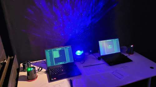The sets and tasks were created using the organisers’ own and borrowed equipment, together with the skills available within the team.